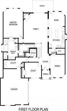 425 Brook Meadow Dr, Midlothian, TX 76065 - home floor plan