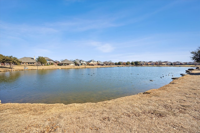 property view of water