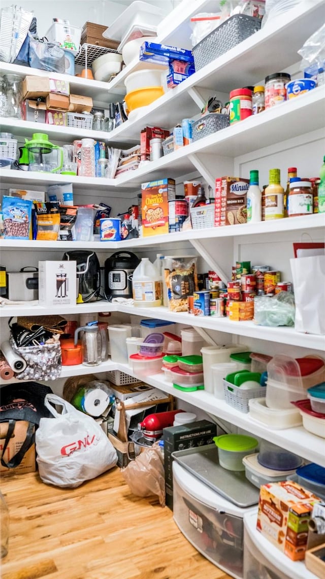 view of pantry