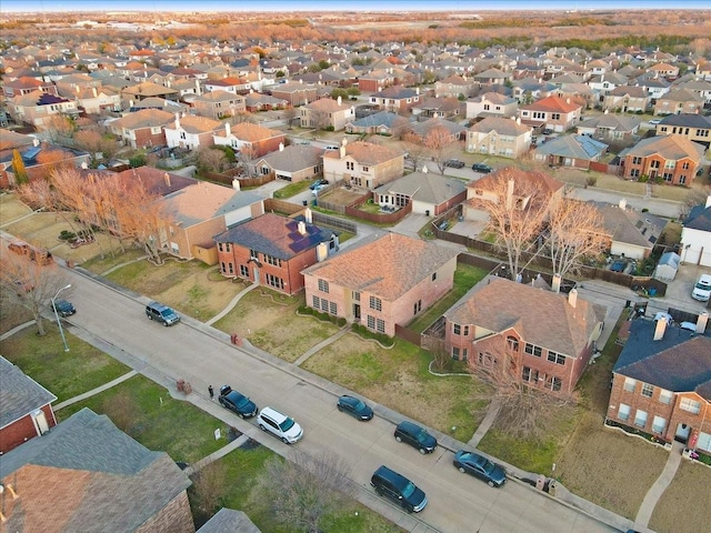 aerial view featuring a residential view