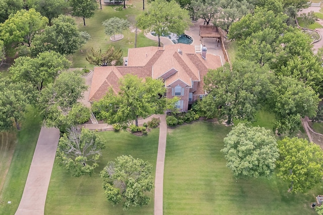 128 Oakview Dr, Hudson Oaks, TX 76087 - aerial view of property and surrounding area