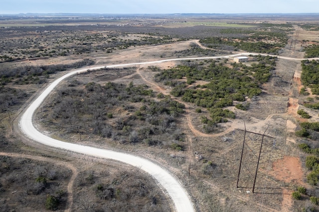 bird's eye view featuring a rural view