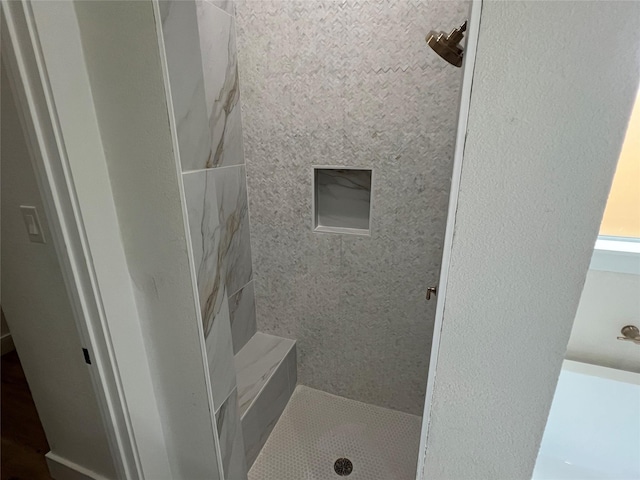 3244 Crites St, Richland Hills, TX 76118 - full bathroom with a stall shower