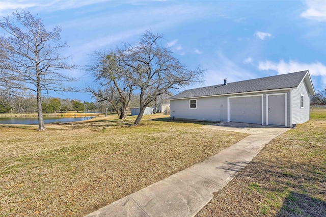 268 Roland Rd, Whitesboro, TX 76273 - view of yard featuring a water view