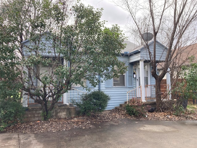 view of front of home