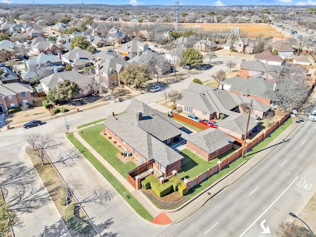 drone / aerial view featuring a residential view