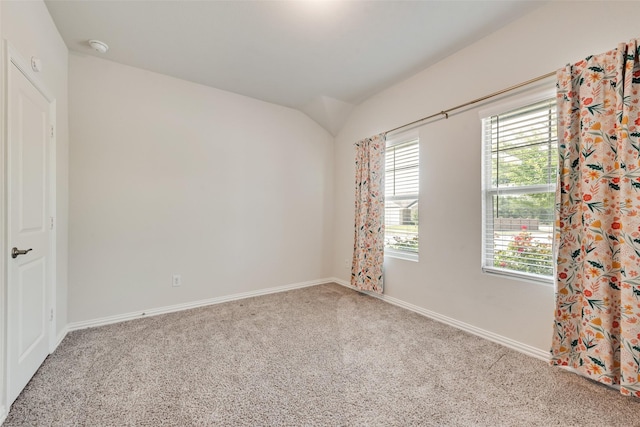 6116 Pathfinder Trl, Fort Worth, TX 76179 - empty room with carpet floors, baseboards, a smoke detector, and lofted ceiling
