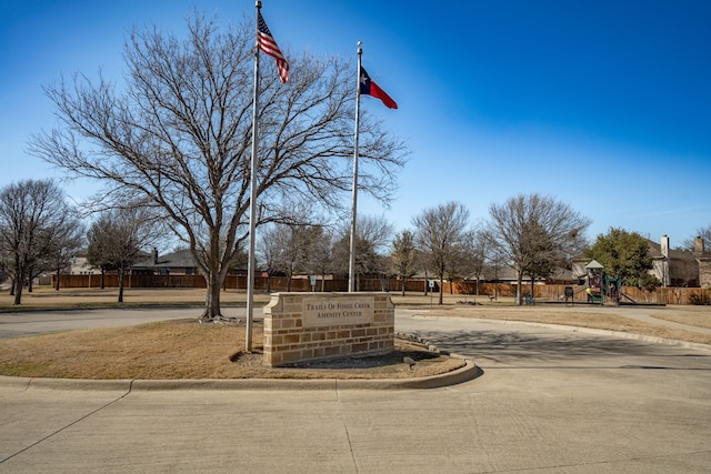 view of road with curbs