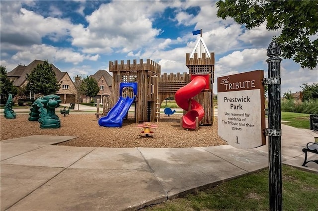 view of communal playground