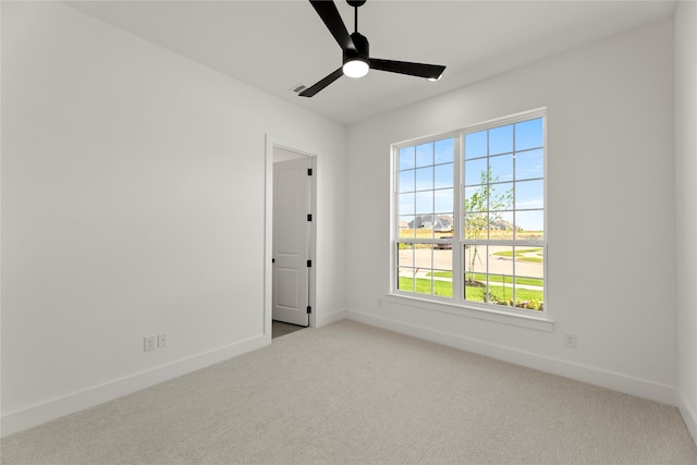 4201 Linear, Prosper, TX 75078 - carpeted empty room featuring baseboards and a ceiling fan