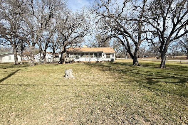 view of yard