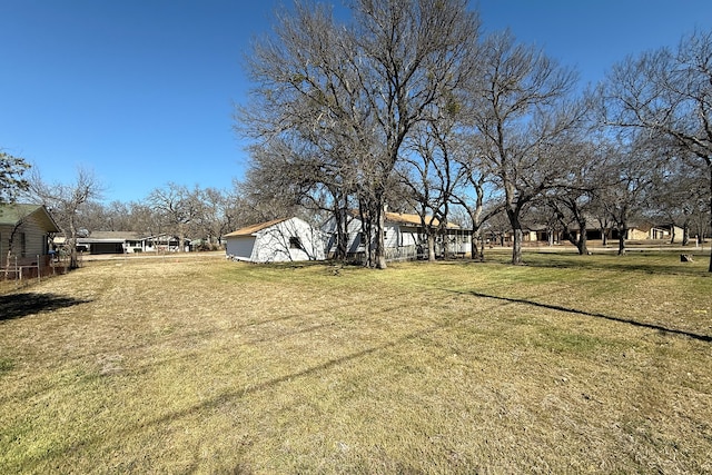 view of yard