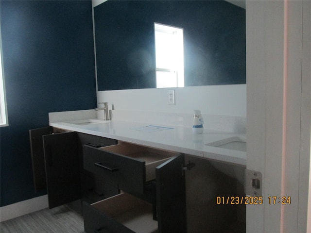 bathroom with a sink