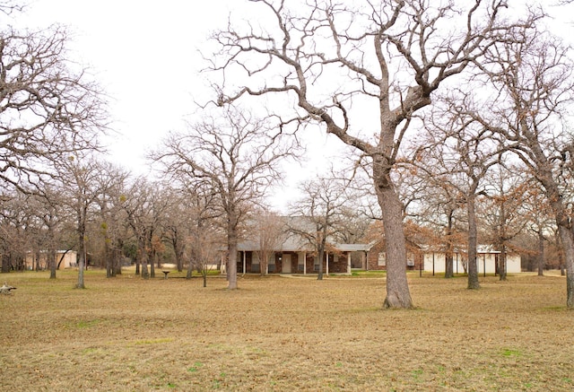 surrounding community with a yard