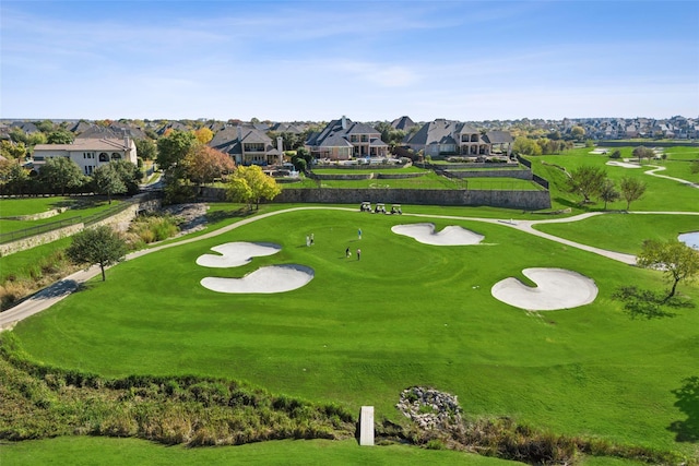 birds eye view of property featuring a residential view