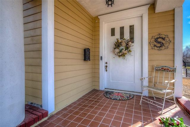 view of entrance to property