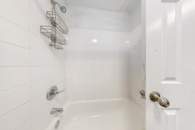 full bathroom featuring bathtub / shower combination