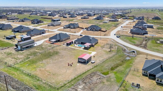 drone / aerial view featuring a residential view