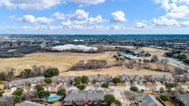 drone / aerial view featuring a residential view