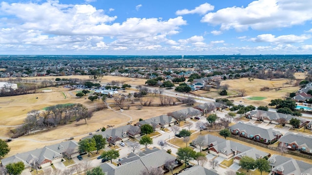 drone / aerial view featuring a residential view