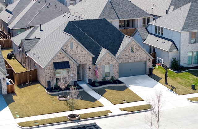 bird's eye view featuring a residential view