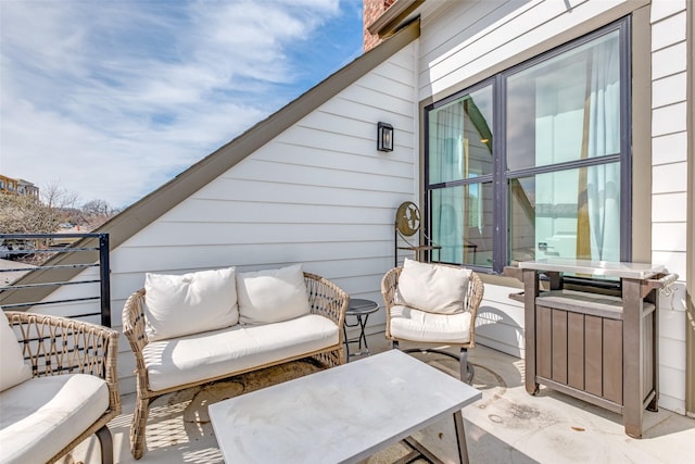 view of patio / terrace with outdoor lounge area