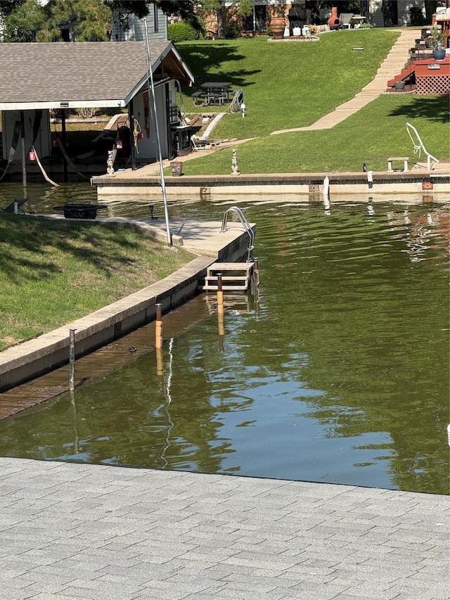 676 Harbor Dr, Azle, TX 76020 - dock with a water view