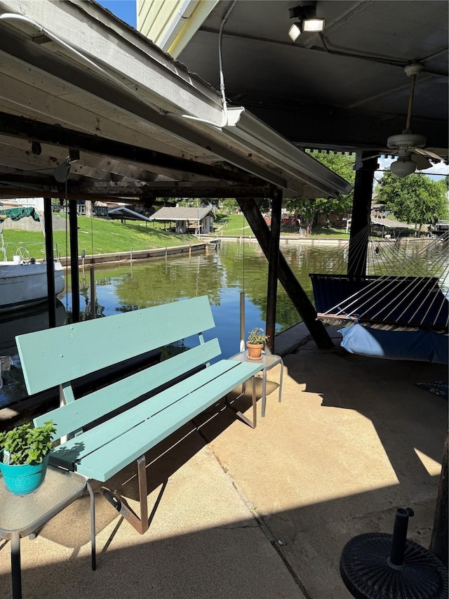 676 Harbor Dr, Azle, TX 76020 - dock area with a water view