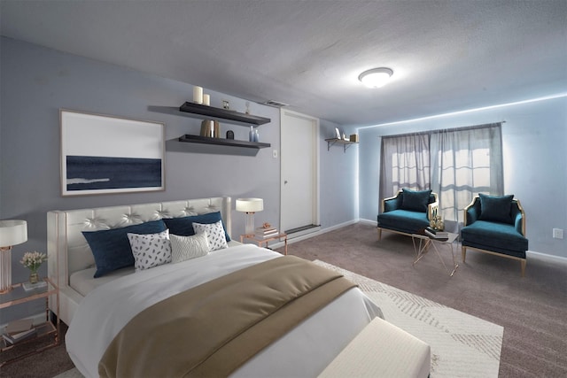 1216 Fuller Dr, Dallas, TX 75218 - bedroom with baseboards, visible vents, and carpet
