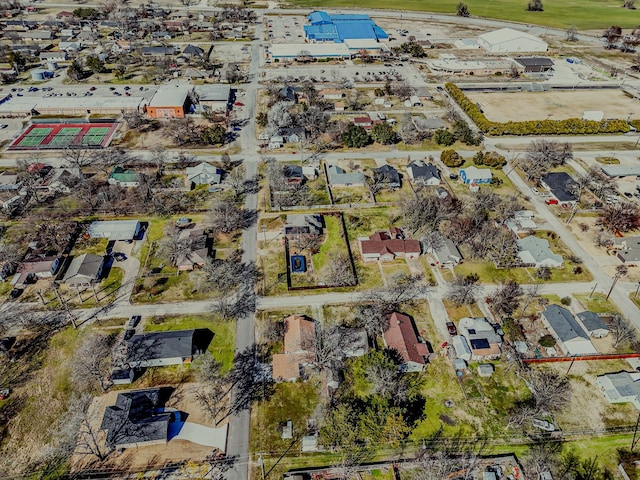 drone / aerial view featuring a residential view