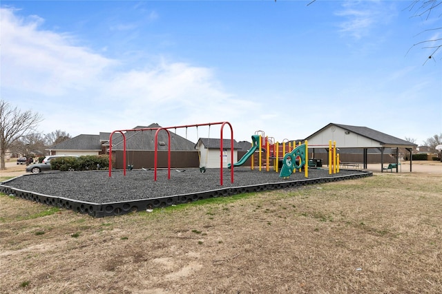 view of community playground