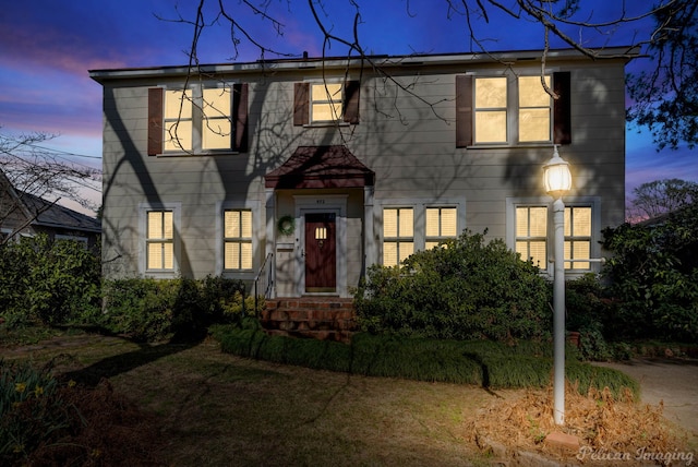 view of colonial-style house