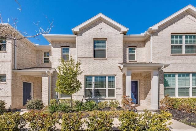 multi unit property with brick siding