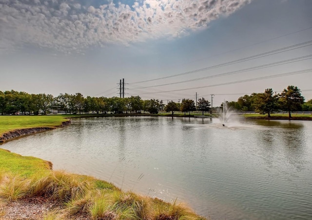 property view of water