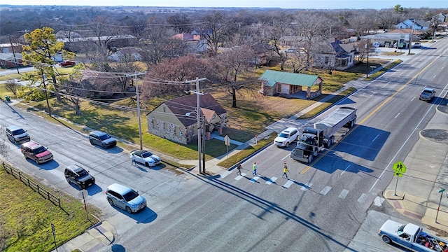 aerial view featuring a residential view