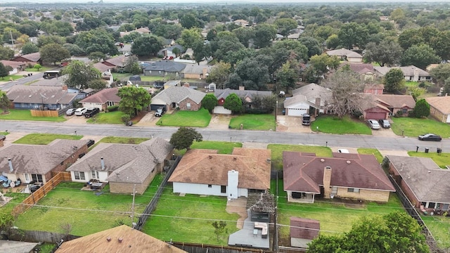 bird's eye view featuring a residential view