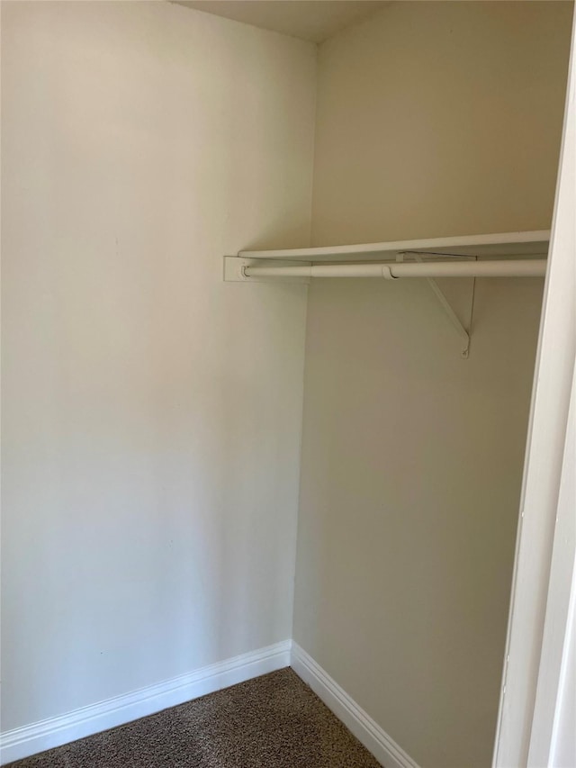 view of closet