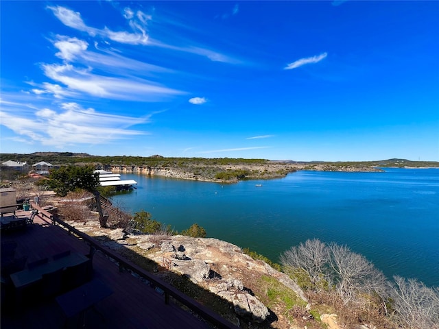 property view of water