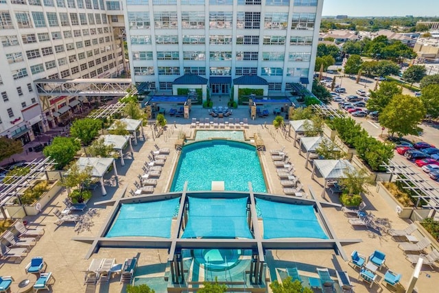 view of pool