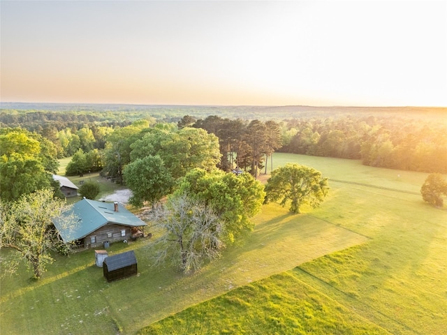 2626 County Road 2621, Marietta, TX 75566 - view of aerial view at dusk