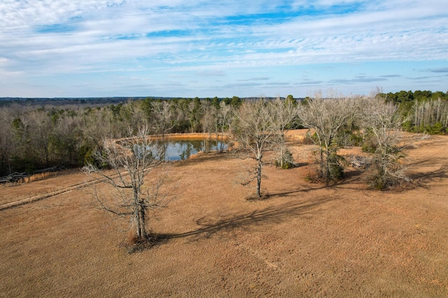 view of nature featuring a water view