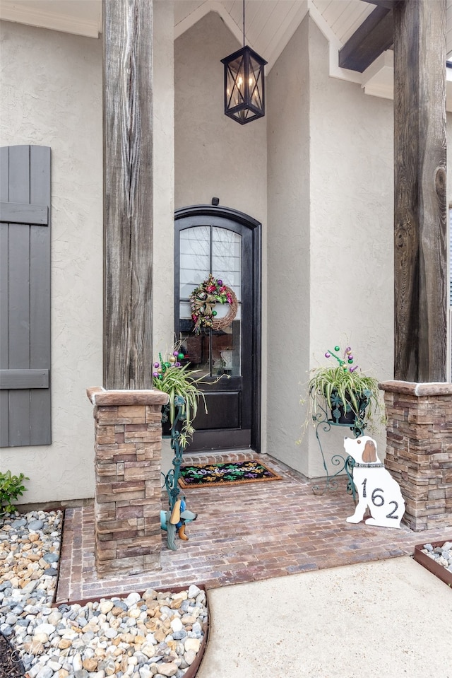 162 Captain Hm Shreve, Shreveport, LA 71115 - view of exterior entry with stucco siding