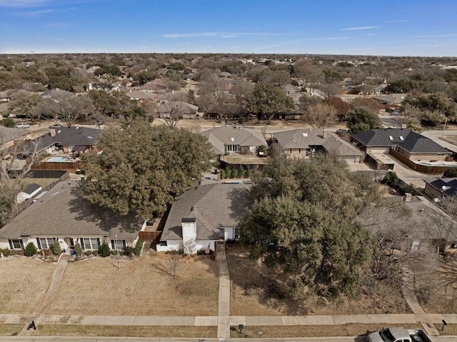 drone / aerial view featuring a residential view