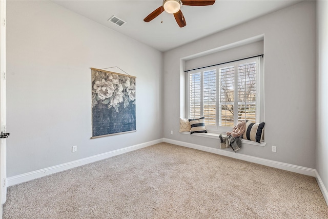 6055 The Resort Blvd, Fort Worth, TX 76179 - empty room featuring carpet flooring, a ceiling fan, and baseboards