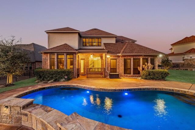 6055 The Resort Blvd, Fort Worth, TX 76179 - view of swimming pool featuring a patio