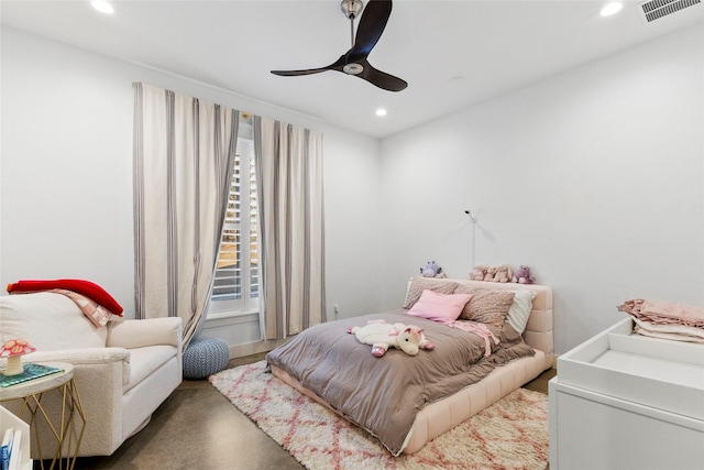 5949 County Road 137, Flint, TX 75762 - bedroom featuring recessed lighting and ceiling fan
