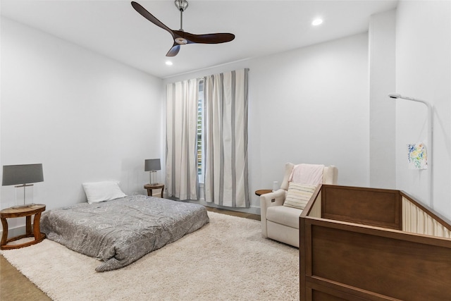 5949 County Road 137, Flint, TX 75762 - bedroom featuring recessed lighting and a ceiling fan