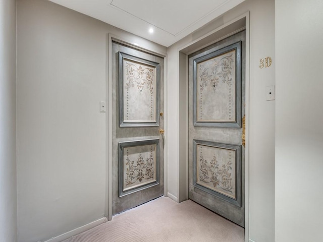 3525 Turtle Creek Blvd Unit 3D, Dallas, TX 75219 - entryway with carpet, baseboards, and recessed lighting
