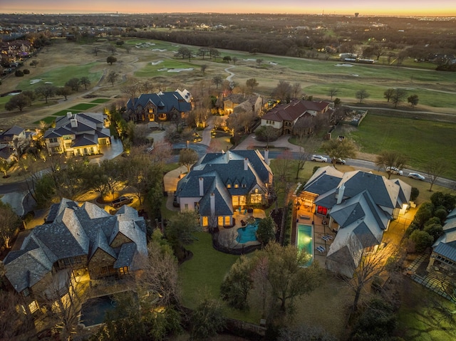 birds eye view of property featuring a residential view