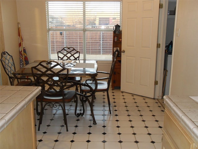 dining room featuring a wealth of natural light